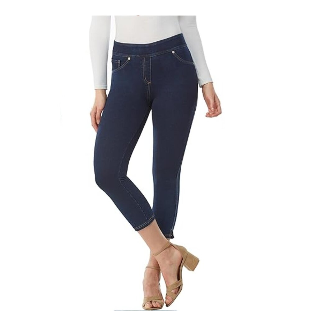NYGARD LUX DENIM SLIMS INDIGO Capri Indigo